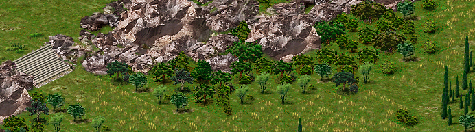 Rendered terrain example