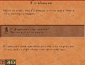 Firehouse right-click info window