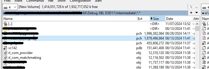 Схема работы precompiled headers