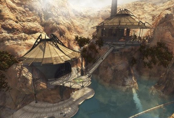 Стилизованные элементы архитектуры в духе Myst